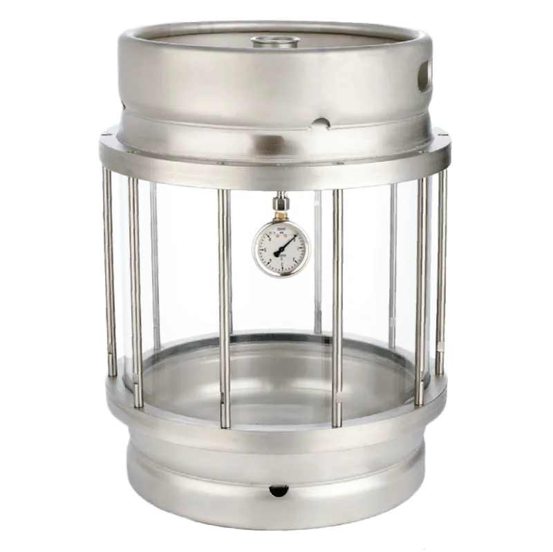 See-through-monitoring-keg